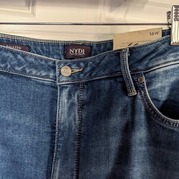 NWT NYDJ Palazzo Flare Jeans Sz 16W - Picture 4 of 9